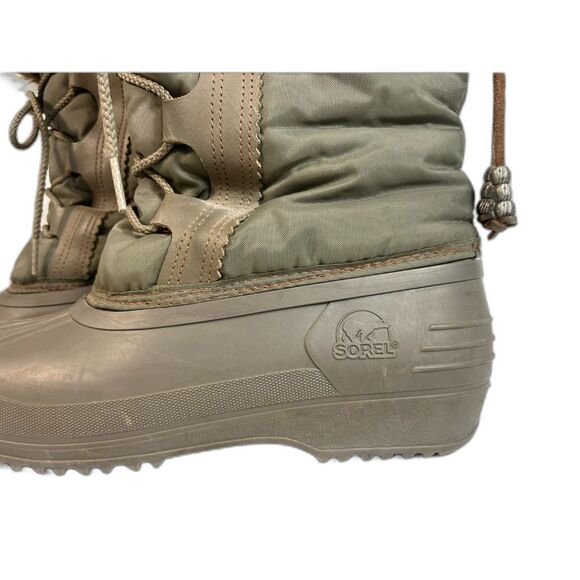 Sorel Kaufman Women's Waterproof Winter Rain Boot Liner 8 Faux Fur Canada - Picture 4 of 8